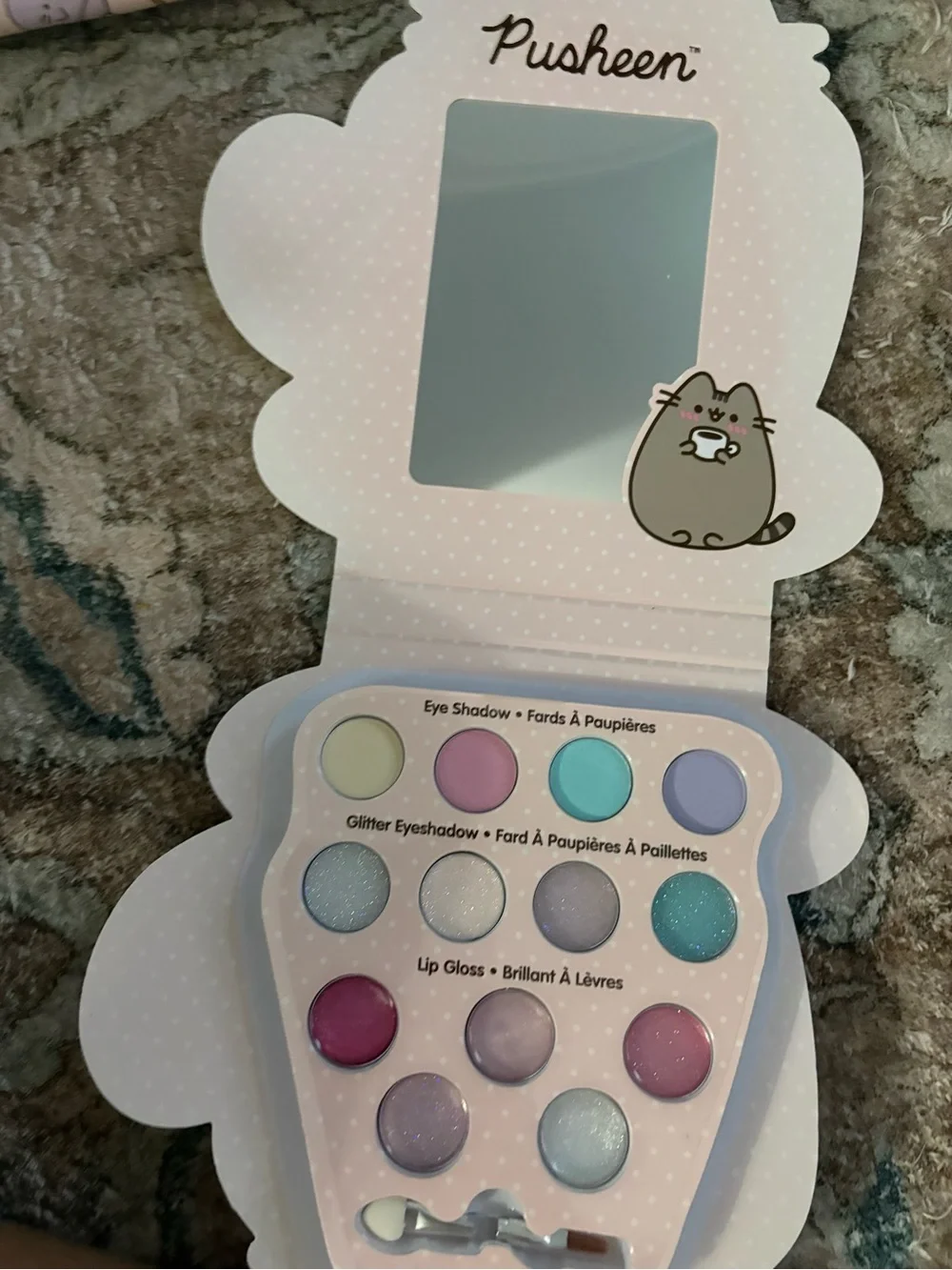 Pusheen Claire's Exclusive Tea Party Makeup Set Eyeshadow New Unused
